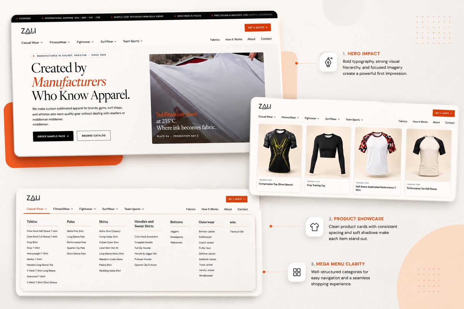 ZALI Industries Custom Apparel Manufacturing Platform