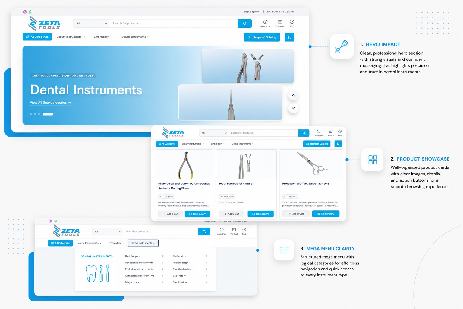 Zeta Toolz Industrial B2B E-Commerce Platform